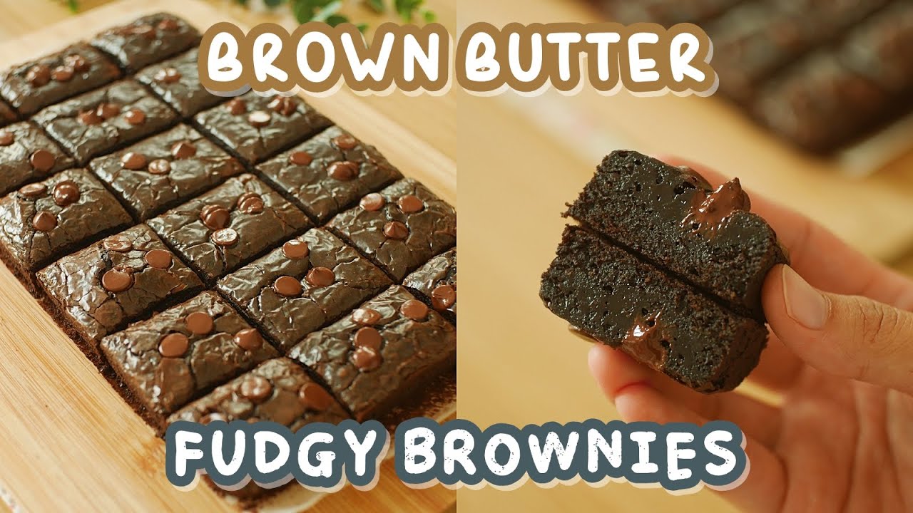 Super Nyoklat!! BROWN BUTTER FUDGY BROWNIES!!