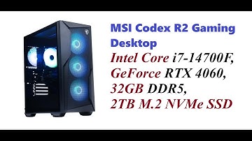 MSI Codex R2 B14NUC7-095US Gaming PC: Unboxing & Setup