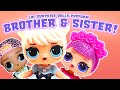 LOL Surprise Dolls Perform Brother and Sister! Starring Scribbles &amp; Sugar Queen | LOL Dolls Families