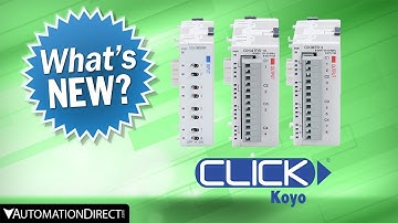 CLICK PLC 8pt Simulator and Relay Output Modules from AutomationDirect