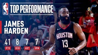 James Harden Does It All In Game 1 Victory Vs. Jazz