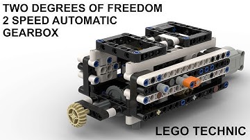 Lego Technic Two Degrees of Freedom 2 speed Automatic Gearbox