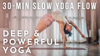 30-Minute Slow Yoga Flow: Deep & Powerful | Meghan Currie Yoga  🌶🌶