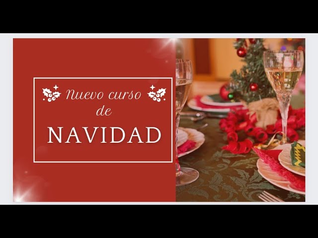 Nuevo curso virtual navideño