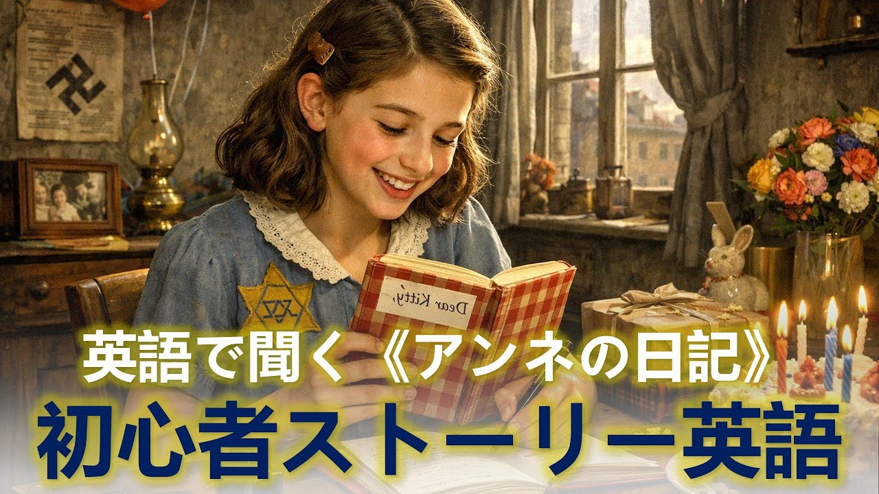英語で聞く《アンネの日記》 | 世界の物語で英語を学ぶ📖