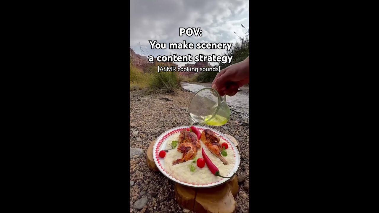 out of the kitchen, into the wild 🍲🌵 @tn..11 shows how nature enhances the story 