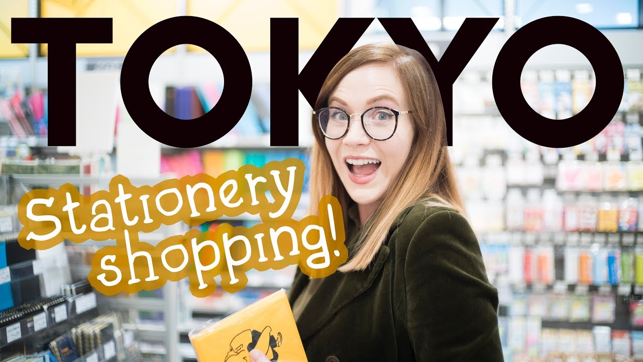 Come STATIONERY SHOPPING IN TOKYO with me!
