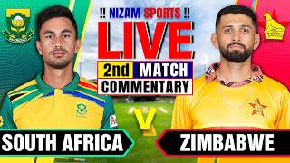 🔴Live: South Africa vs Zimbabwe | 2nd Match | Live Cricket Score & Commentary screenshot 5