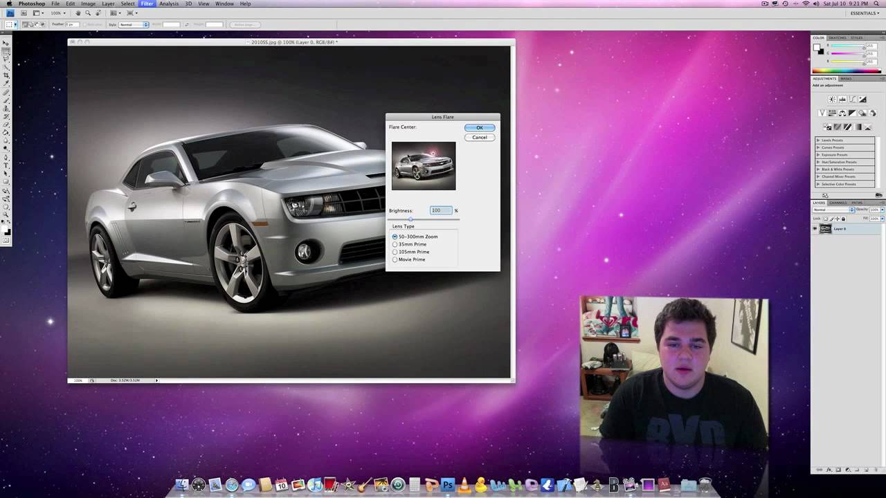 Photoshop Guide #6 : Lens Flare