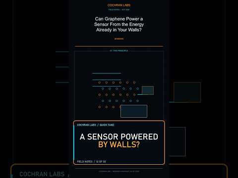 Can Graphene Power a Sensor From the Energy Already in Your Walls?