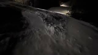 Skiing Down White Lightning with Mogals