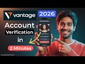 Vantage Trading Account KYC Verification | Vantage Account Verify kese kare 2026 @TradeDangal