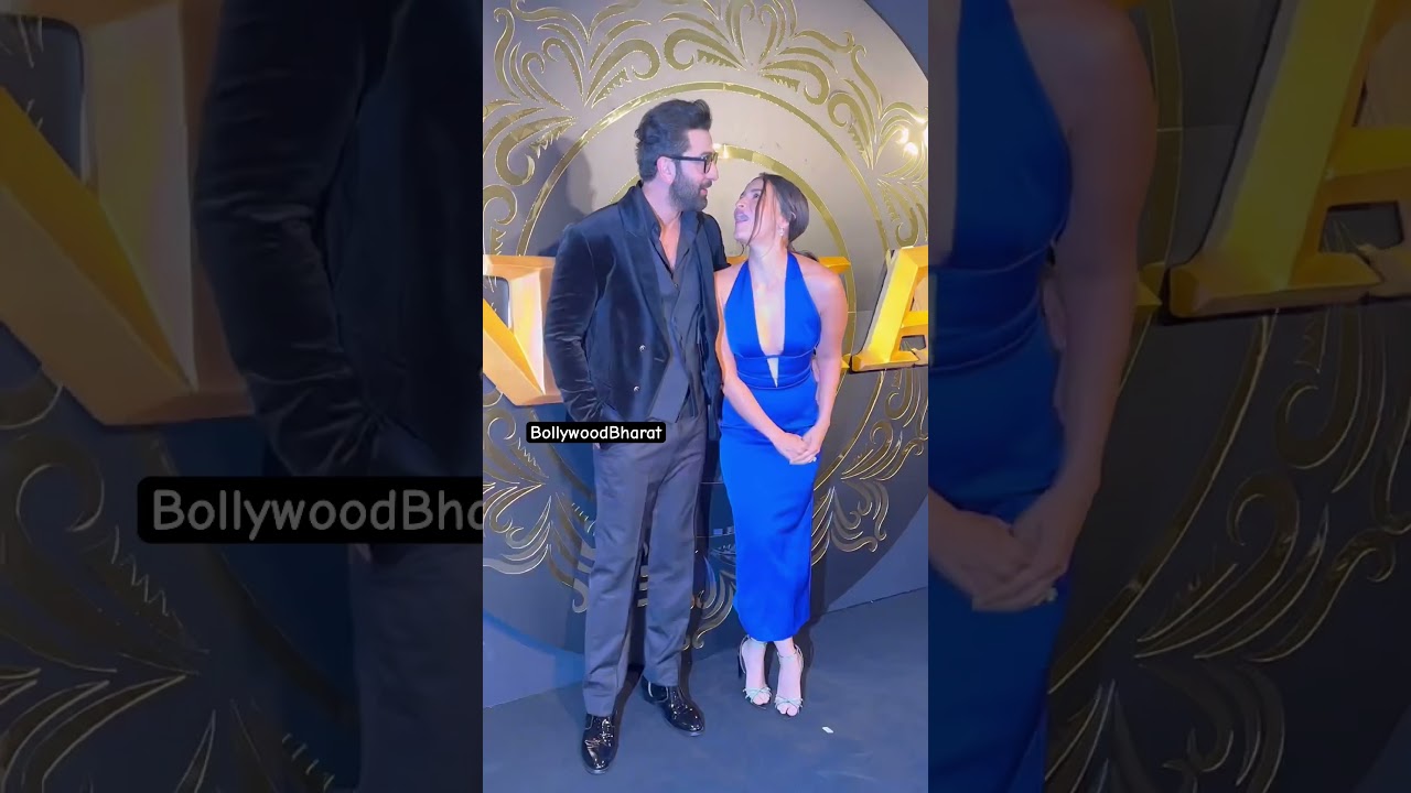Ranbir Kapoor & Alia Bhatt romantic moment at ANIMAL success party 😍🔥