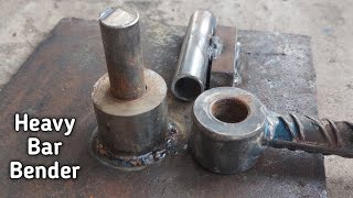 Learn How To Make Heavy Bar Bender | Useful Ideas For Bending Round Bars