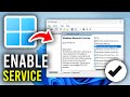 How To Enable WIndows Biometric Service In WIndows 11 - Step By Step