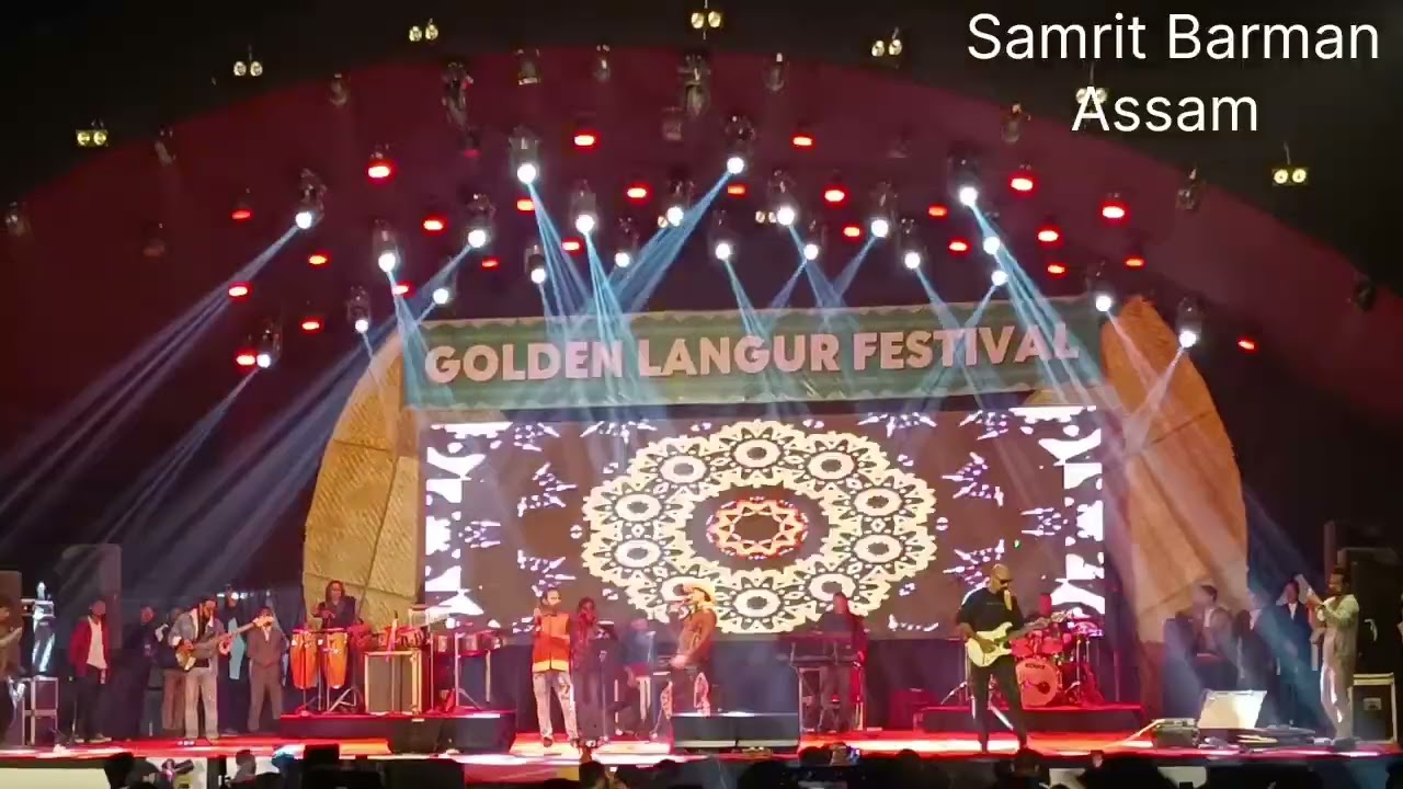 golden Langur festival Zubeen song //