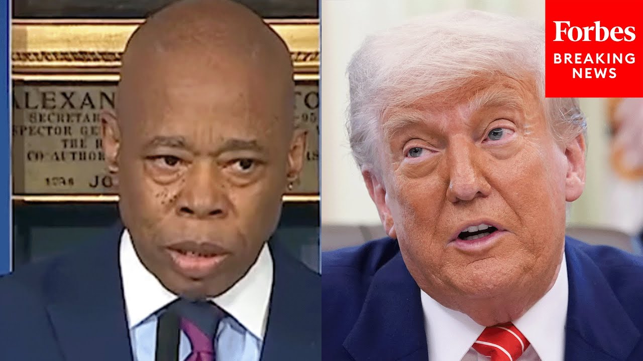 Reporters Grill Eric Adams Over Trump 'Initiative Targeting People At Immigration Hearings'