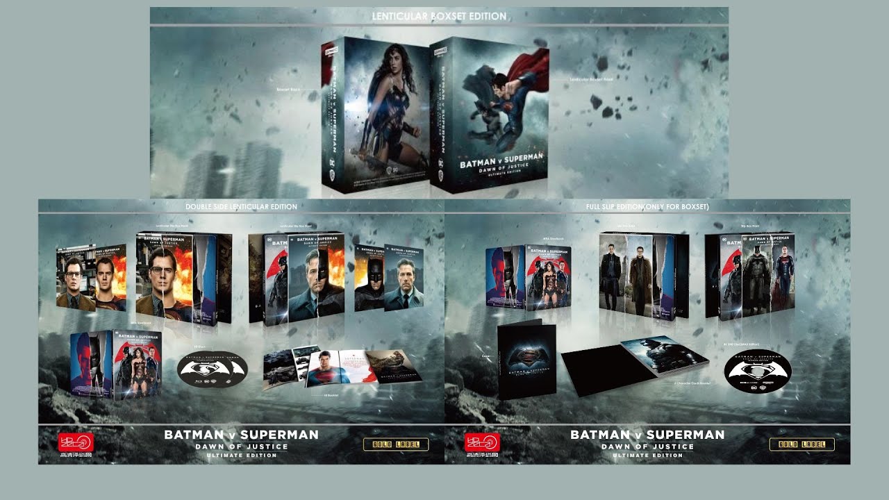 Batman vs Superman - Imax Version OC Box HDZeta Gold Label Exclusive No ...
