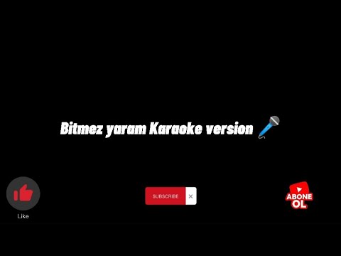 Harasat Bitmez Yaram Karaoke Version 