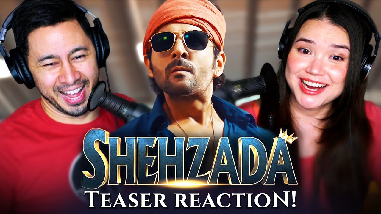 SHEHZADA (First Look) REACTION! | Kartik Aaryan | Kriti Sanon | Rohit Dhawan | Bhushan Kumar