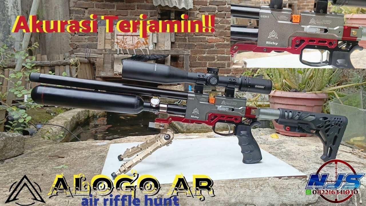 TES AKURASI SENAPAN PCP PREDATOR BOCAP ALOGO AR TACTICAL PESANAN MAS LICI SNEFEN RIAU