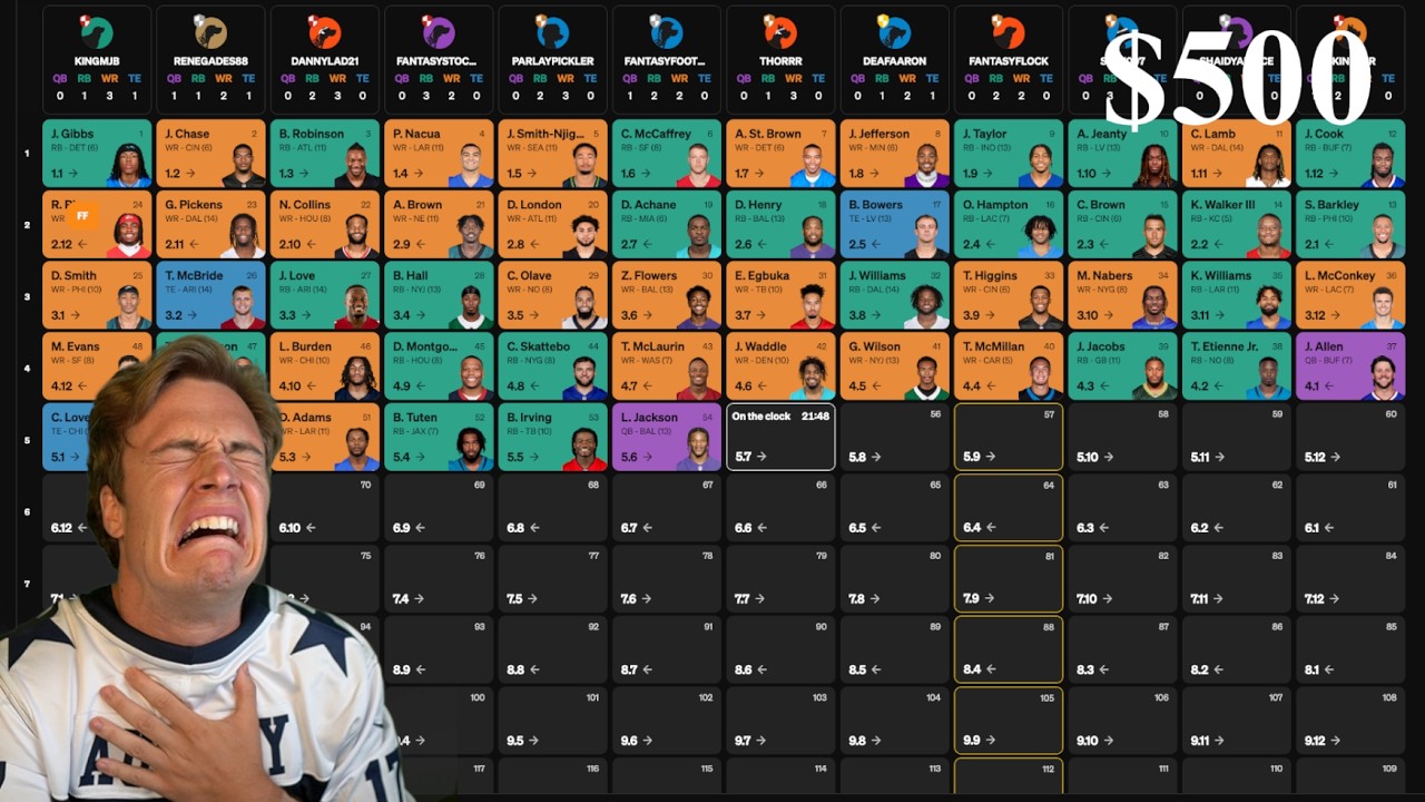I Spent $500 on This Fantasy Football Draft artwork