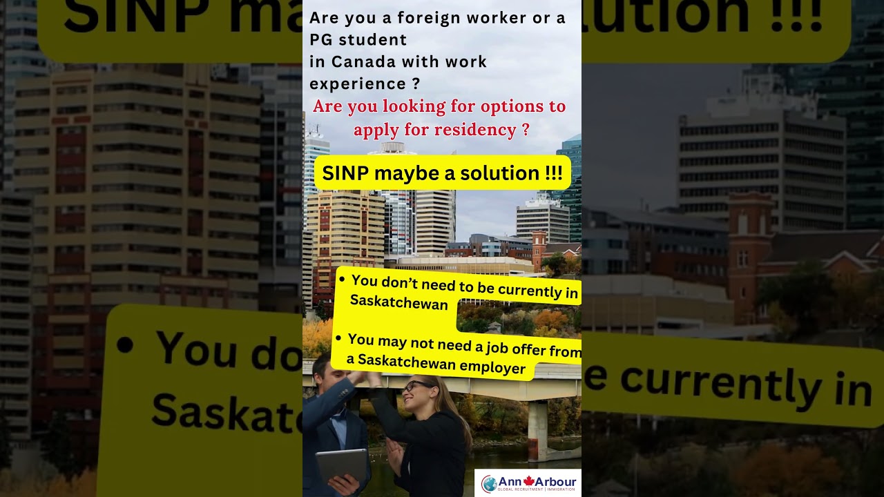 SINP - Immigrants in Canada