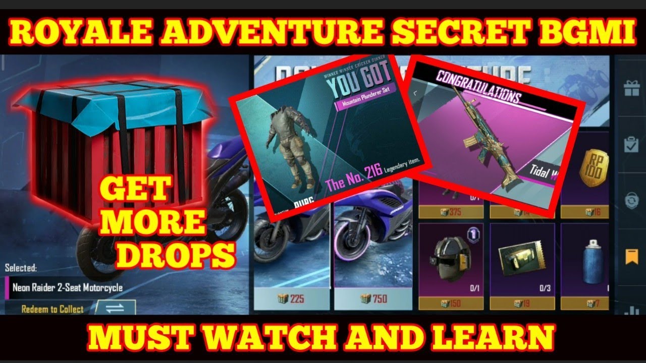 RP Badges BGMI | ROYALE ADVENTURE PUBG AND BGMI | RP Badges Secret Trick Revealed | BGMI Royal Spin