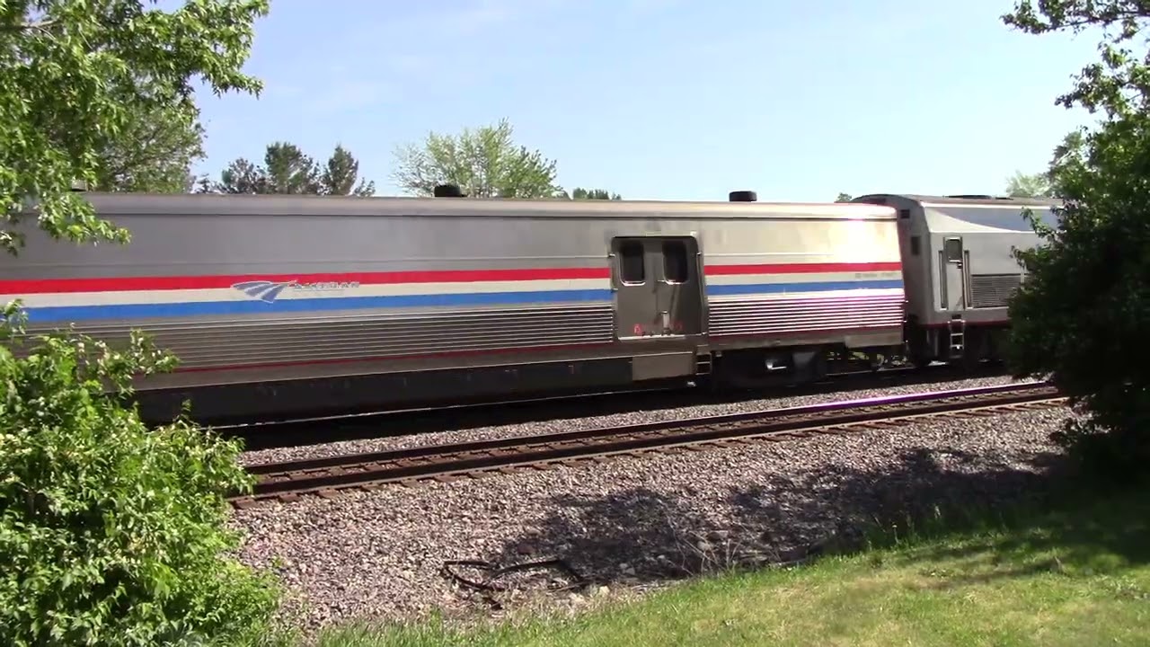Amtrak 78 Leads Train #5 Wyanet, IL 5/18/25