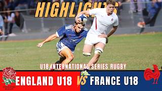 England U18 vs France U18 - U18 International Rugby Series 2026