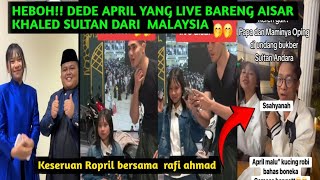 EXCITING!! DEDE APRIL LIVE WITH AISAR KHALED LAUNCHS NEW PERFUME PRODUCT