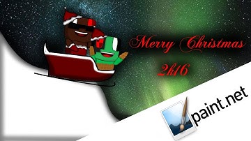 Swag Paint.net Christmas Drawing/Outro (Speed Drawing)