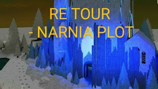 WINTER ICE CASTLE BLOXBURG Re- Tour Naria plot [giant wardrobe, beavers den WINTER ICE CASTLE BLOXBURG Re- Tour Naria plot [giant wardrobe, beavers den