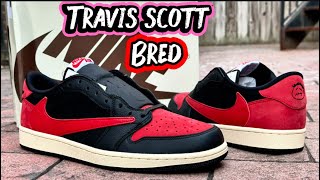 WHAT?!? Jordan 1 low Travis Scott Bred review & on foot