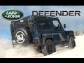 Land Rover Defenders and Toyota Hilux on the dune sands - 4x4 show