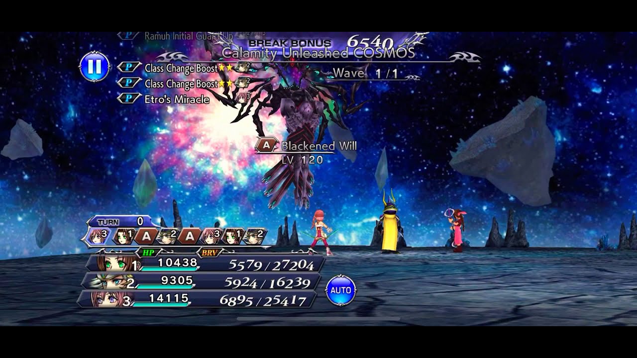 DFFOO [GL] Blackened Will RAID BOSS COSMOS feat. WoL