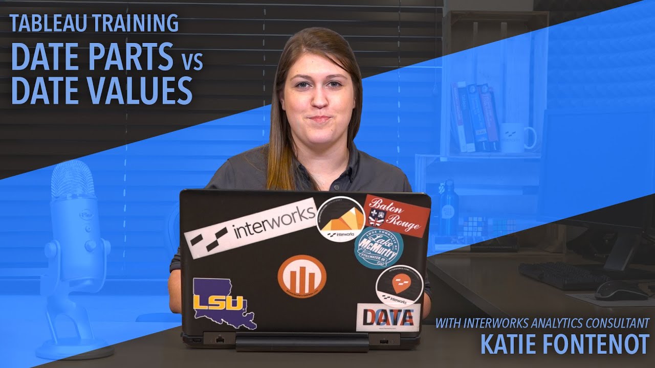 Tableau Training Tips: Date Parts vs. Date Values - YouTube