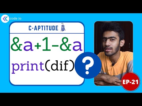 Pointer Arithmetic | C-Aptitude | Ep -21 | Interview Preparation | Tamil | code io
