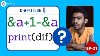 Pointer Arithmetic | C-Aptitude | Ep -21 | Interview Preparation | Tamil | code io
