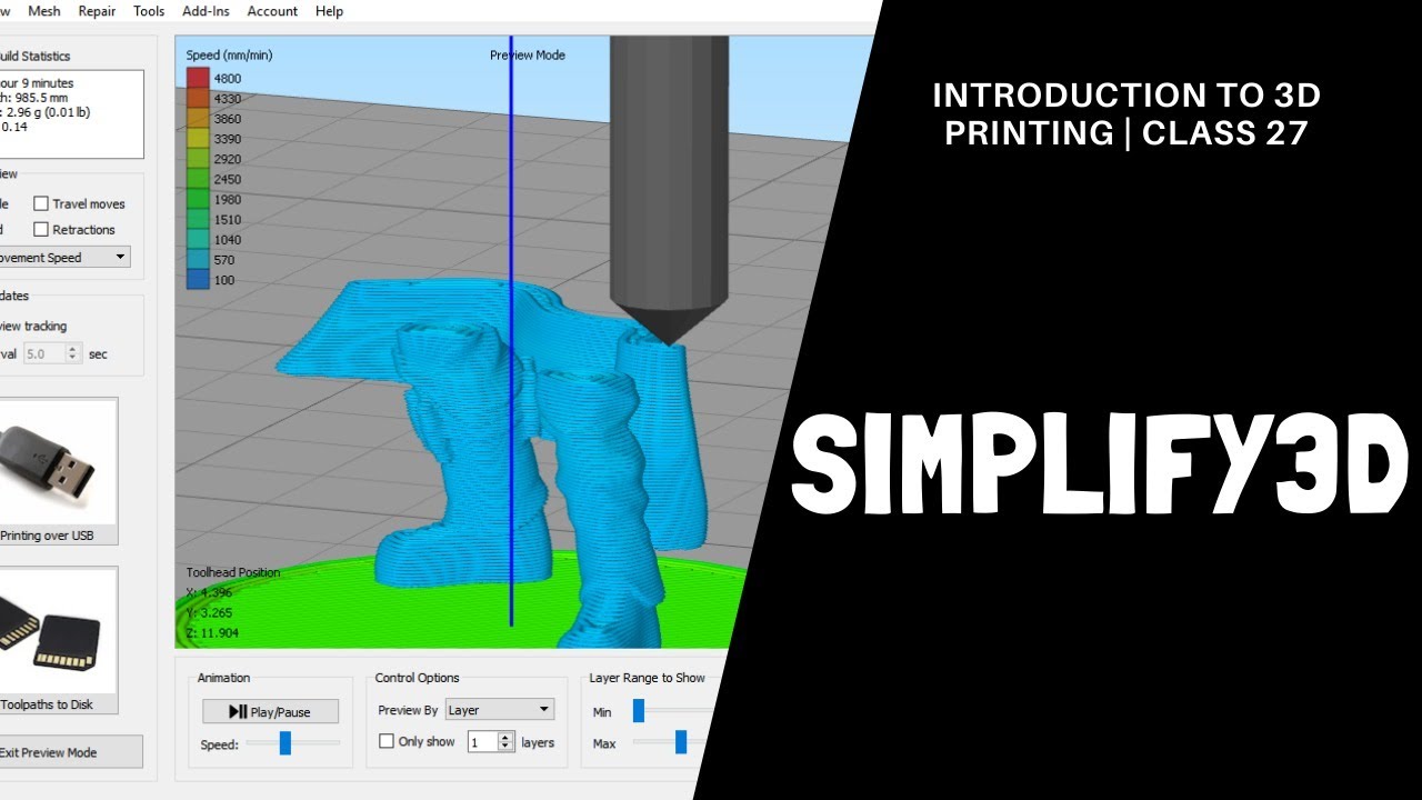 Simplify3D | Meshmixer | Ender 3 | Class 27 - YouTube