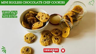 Mini Eggless Chocolate Chip Cookies #chocolatechipcookies #egglesscookiesrecipe #belovedcaters screenshot 3