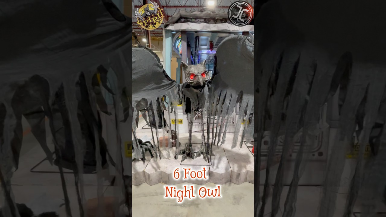 6 Foot Night Owl at Spirit Halloween 🎃 