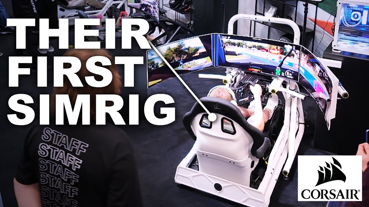 Corsair Racing CORSAIR SIM RACING COCKPIT - First Look - YouTube
