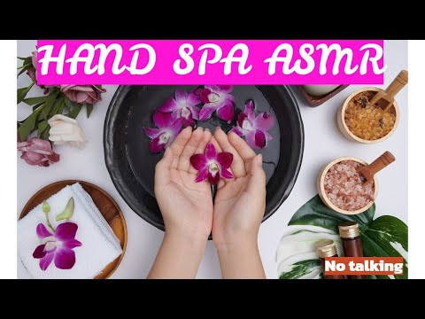 ASMR Home SPA for hands (massage + skin care)