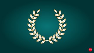 leaf logo in coreldraw l patti wala logo l golden leaf logo design l how to make circle leaf logo