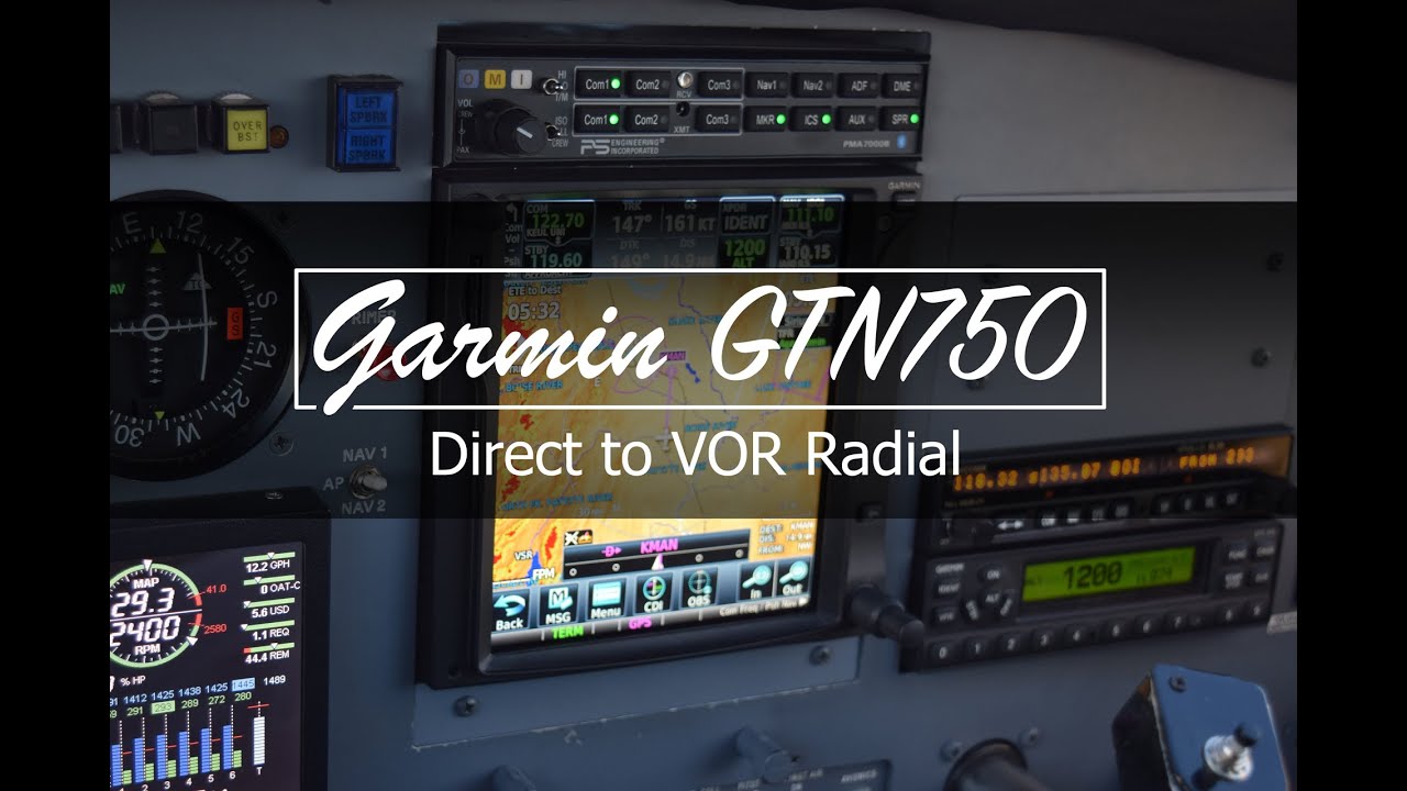 Garmin GTN750 direct to a specific vor radial