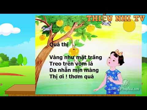 Video Bài thơ Quả Thị - Bai tho Qua thi - Thiếu nhi vui nhộn - youtube