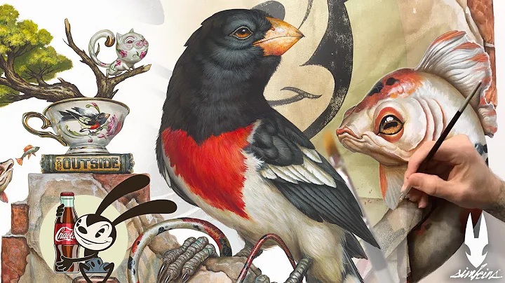 Greg "CRAOLA" Simkins painting "Soda Pop"