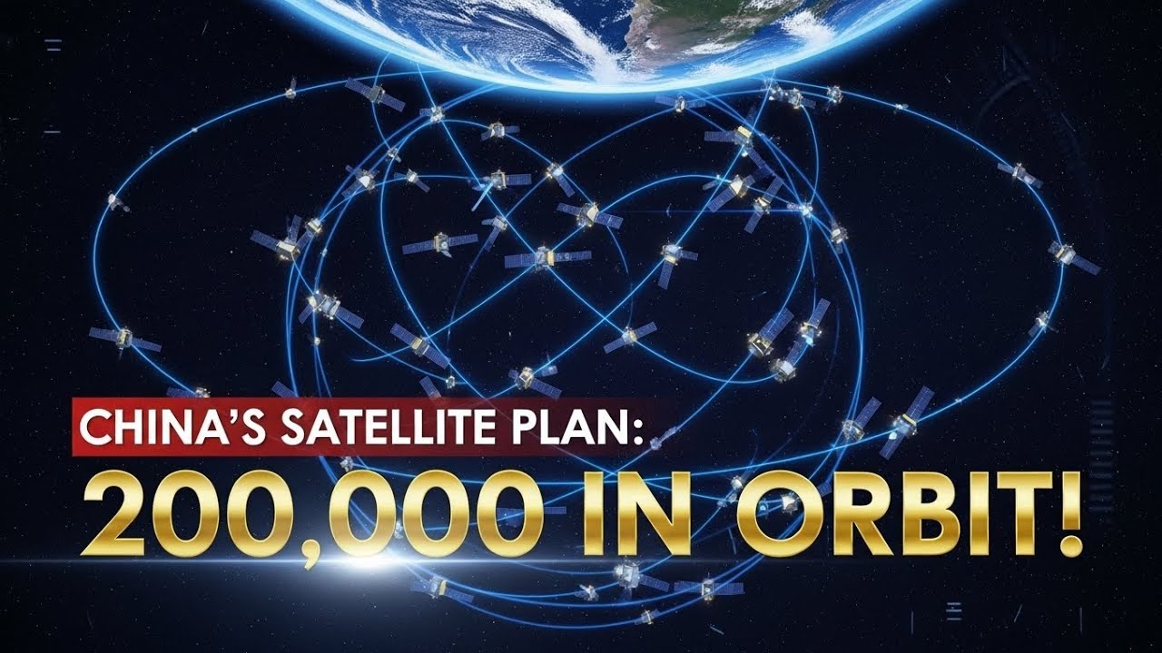 Смелый план Китая по запуску спутников: 200 000 на орбите!