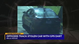 Officers track stolen car with GPS dart